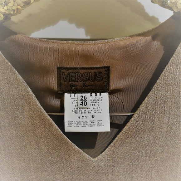 Versace Gold Vest and Jacket Set #051 150 - Picture 2 of 6